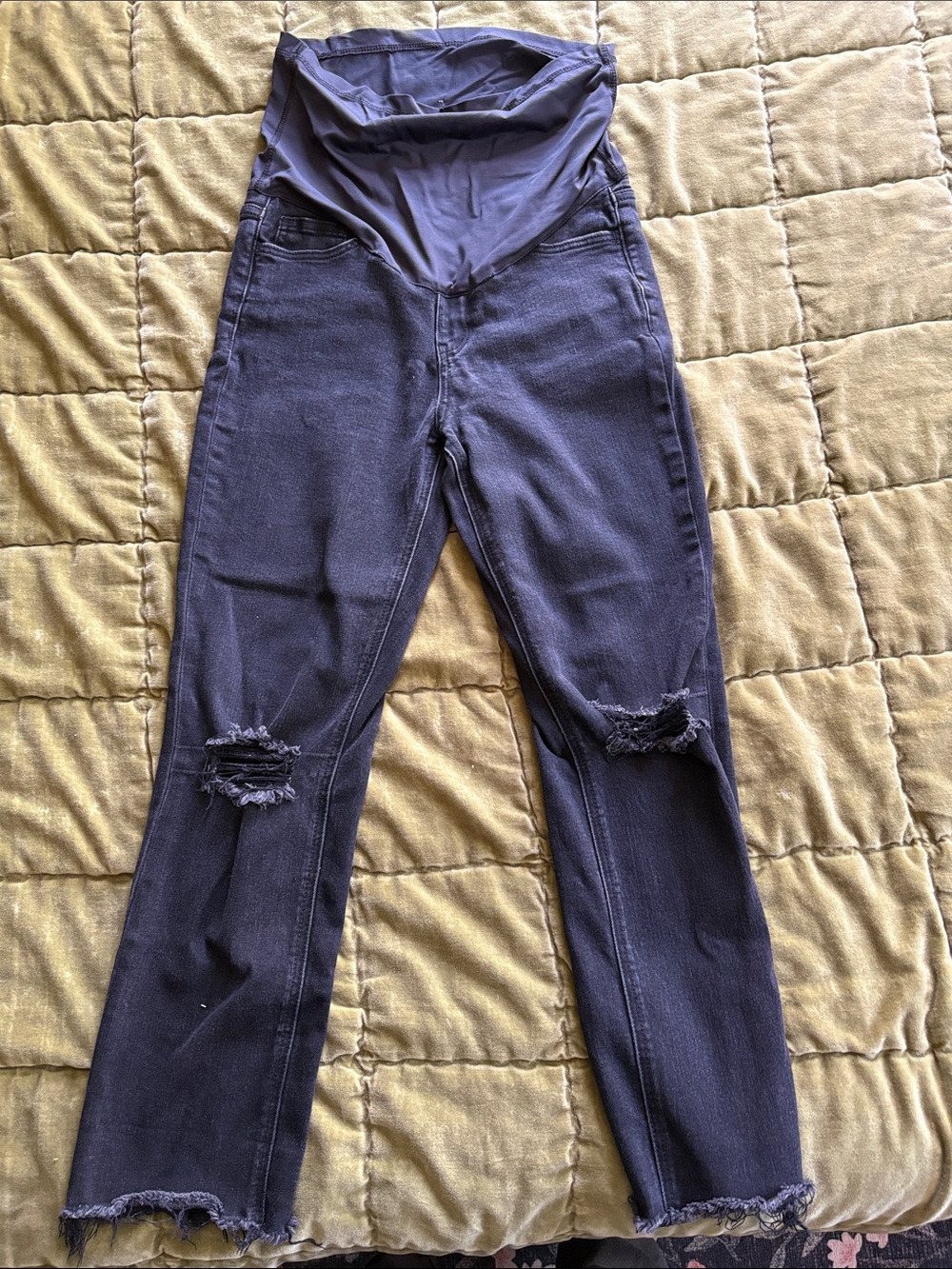 PinkBlush black maternity jeans